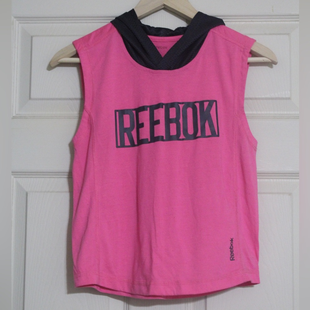 REEBOK Kids Workout Sleeveless Hoodie